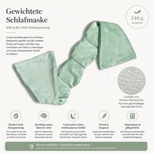 Gewichtete Schlafmaske