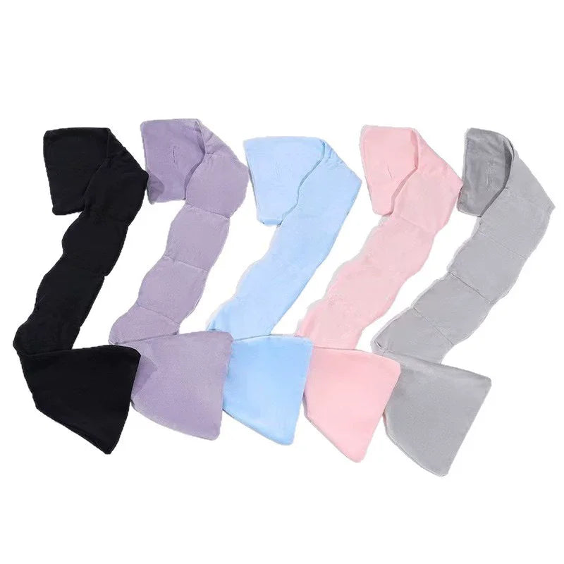 Weighted Eye Mask for Sleeping Heavy Weighted Eye Pillow for Men Women Soft Sleep Face Eyes Cover with Nose Pad for Sidesleeper